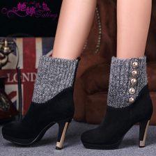 成人棉靴编织视频,轻松学会编织时尚成人棉靴